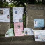 Managua, Nicaragua. 20/06/2018. Madres de El Chipote en protesta permanente por la liberacion de sus hijos, la mañana de hoy les informaron que se les habia formulado cargos penales y algunos ya habian sido transferido a la Modelo de Tipitapa. Oscar Navarrete